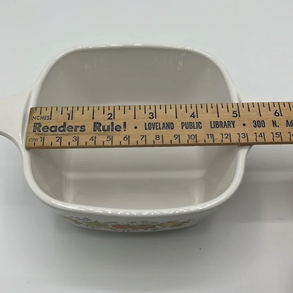CORNINGWARE 2 3/4 CUP COOKWARE DISH SPICE OF LIFE